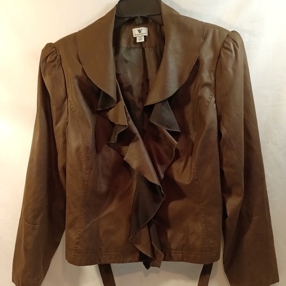 Worthington Jackets & Blazers - *Faux Leather Jacket